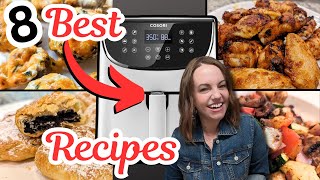 The BEST Air Fryer recipes EVER 8 simple recipes [upl. by Pickens]