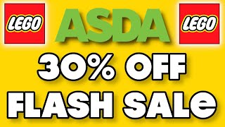 LEGO  30 OFF  ASDA DIRECT FLASH SALE  MAY 28TH [upl. by Aliled]