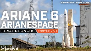 Watch The Ariane 6 Launch For The First Time [upl. by Yekcir]