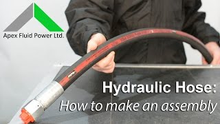 Hydraulic Hose  How To Make an Assembly [upl. by Ayeka]