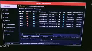 Hikvision NVR IP camera delete and add IP camera with NVR [upl. by Snell]