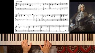 Händel  Sarabande in D Minor  Lesson  Tutorial [upl. by Chisholm]