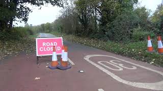 Dinnington Sheffield Leys Lane shut down because of debris on the road more nanny state HampS nonsense [upl. by Aehsan]