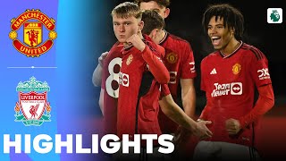 Manchester United vs Liverpool  What a Game  Highlights  U18 Premier League 30012024 [upl. by Iyre729]