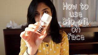 How to use bio oil on face [upl. by Farant]