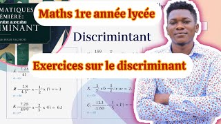 Exercices corrigés sur le discriminant tout comprendre 😳 [upl. by Dhaf]