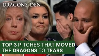 Top 3 Pitches That Moved The Dragons To Tears  Dragons Den [upl. by Znerol980]