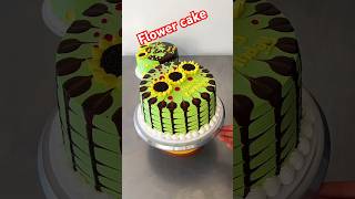 Flower cake design 🌹🥰 shorts shortsfeed cake cakedecorating [upl. by Jdavie]