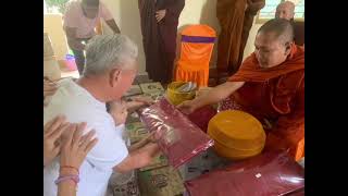 2nd Kathina Robe Offering 2024 at Punnya Vattana Monastery Bodhgaya [upl. by Justinian491]