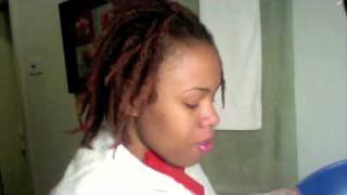 How To Dye Locs dreadlocks dreads [upl. by Atnuahc]