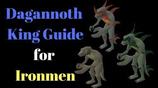 OSRS  Dagannoth King Guide for Ironnmen [upl. by Inohs]