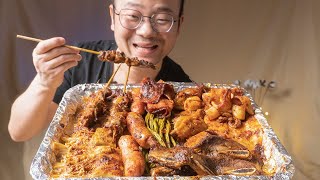 烧烤大咖，家庭烧烤，烤箱烤肉，烤箱食谱，自制美食系列！ [upl. by Eadas615]