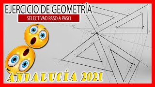 B2 Homología afín 😱 dibujo técnico selectividad Andalucía 2021 😱 Afinidad PAU [upl. by Land]