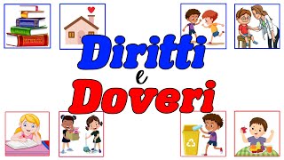 📚 DIRITTI e DOVERI qual è la differenza Non ci sono solo diritti ma anche REGOLE da rispettare ⚖ [upl. by Tito]