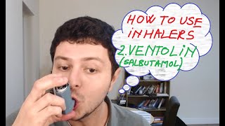 2 How to use inhalers  Ventolin salbutamol [upl. by Adam]