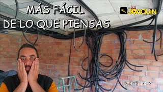 INSTALACIÓN ELÉCTRICA DE UNA CASA PASO A PASO [upl. by Ahsimrac409]