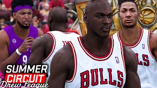 NBA 2K20 Summer Circuit 8  ALLTIME CHICAGO BULLS 99 Michael Jordan amp MVP ROSE [upl. by Ojok]