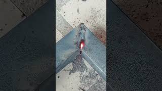 Easy way to weld wide gaps in metal weldingtrick shorts weldingtipsandtricks [upl. by Sibbie]