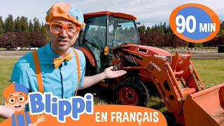 Blippi découvre les tracteurs et part en balade  blippifrançais​ [upl. by Harpole]