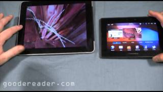 Apple iPad vs the Blackberry Playbook Comparison [upl. by Damiani]