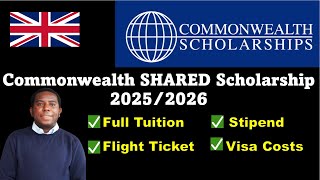 Commonwealth Shared Scholarship 2025 100 Tuition Covered £1300 Monthly Stipend Visa amp Flight [upl. by Nolyaw129]