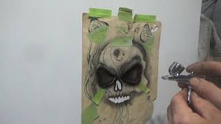 Air brush review on our new Timbertech combo kit [upl. by Yeliah]