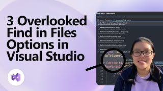 3 Overlooked Find in Files Options in Visual Studio [upl. by Ailel393]