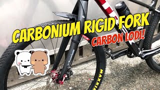 Solid at Budget Meal na Rigid Carbon Fork para sa mga Rich Kids  Carbonium by Bike Parts PH [upl. by Esiuole]