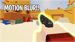 HOW TO MAKE ROBLOX ARSENAL FEEL SMOOTH ON LOW FPS motion blur [upl. by Leahicm783]