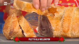 Filetto alla Wellington con patate soufflé  E sempre Mezzogiorno 21122020 [upl. by Natiha326]