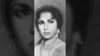 Pencil Portrait of Great Actress WAHEEDA REHMAN Ji Sketched by Me  SATYA PRAKASH [upl. by Orrocos]