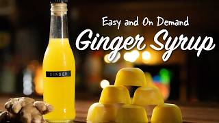 How to quickly and easily make GINGER SYRUP whenever you need it [upl. by Hnao707]