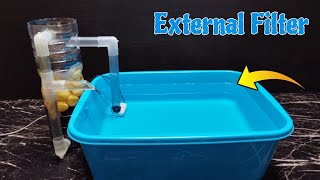 External filter for fish tank DIY  Turtle tank filter DIY  Fish tank filter from bottle DIY [upl. by Novert]