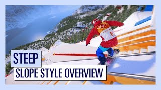 STEEP  Olympic Event Overview  Slopestyle [upl. by Ahsercal]