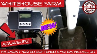 AQUASURE Harmony Water Softener System Unboxing Install And Use DIY [upl. by Asilaj]