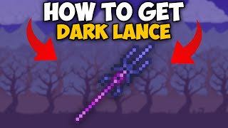 Terraria How To Get Dark Lance  Terraria Dark Lance 1449 [upl. by Joachim842]