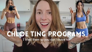 WHICH CHLOE TING PROGRAMS GIVES THE BEST RESULTS A guide to all the programs I tried 🙏🏼💦🍑 [upl. by Grados]