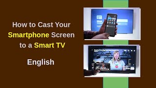 How to Cast Your Smartphone Screen to a Smart TV with Miracast  English [upl. by Girard]