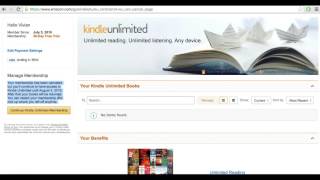 How To Cancel Amazon Kindle Unlimited [upl. by Norine787]