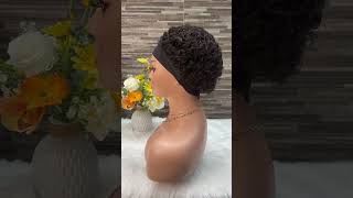 Short wigwig pixiecurly kinkycurly humanhair bigwig hairstyle beautwigs hair [upl. by Cori]