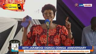 Crowd roars with laughter after Wenwa Akinyi reveals Railas baptismal name was quotJoshuaquot [upl. by Holcman]