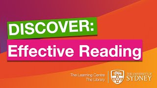 Discover Effective Reading Strategies with the Learning Centre [upl. by Thirzia]