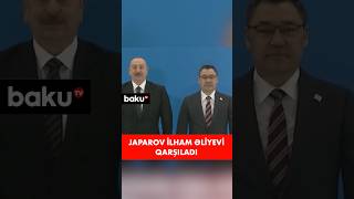 Prezidentin toplantı məkanına gəlişi  TDT Dövlət Başçılarının 11ci Zirvə görüşü [upl. by Kcerb]