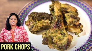 Pork Chop Recipe  How To Make Pork Chops  Indian Pork Chops Recipe By Sneha Nair [upl. by Kudva]