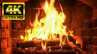 4K Fireplace 🔥 🔥 🔥 Relaxing fireplace and crackling fireplace easy to sleep cozy fire 5 [upl. by Homer]