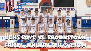 Jennings County Boys Basketball vs Brownstown 1524 [upl. by Nolur]