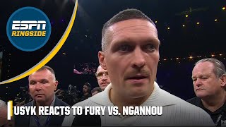 Oleksandr Usyk still wants to fight Tyson Fury on Dec 23  ESPN Ringside [upl. by Suu]