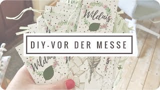 FBM17  Vor der Messe DIY  WildnisLesezeichen mit echten Blättern [upl. by Tiernan]