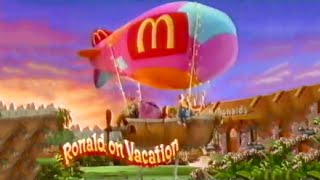 McDonalds quotRONALD ON VACATIONquot Commercial 1993 [upl. by Ainex]