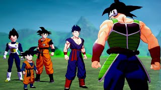 Bardock Story Finally Meets Goku and Prince Vegeta in Dragon Ball Z Kakarot Mods [upl. by Rexferd507]